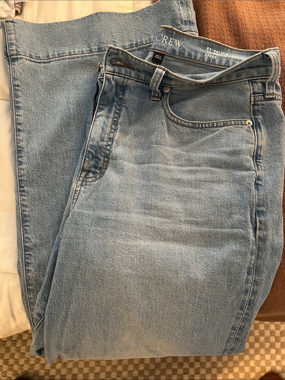 J. Crew Women’s high-rise wide leg jeans- size 31.